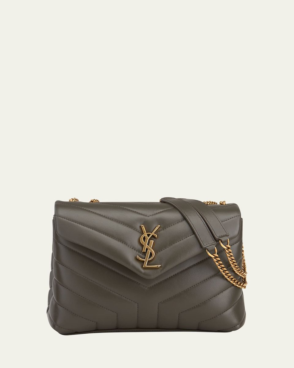 Loulou Small YSL Shoulder Bag in Quilted Leather